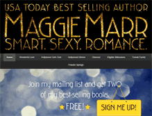 Tablet Screenshot of maggiemarr.net